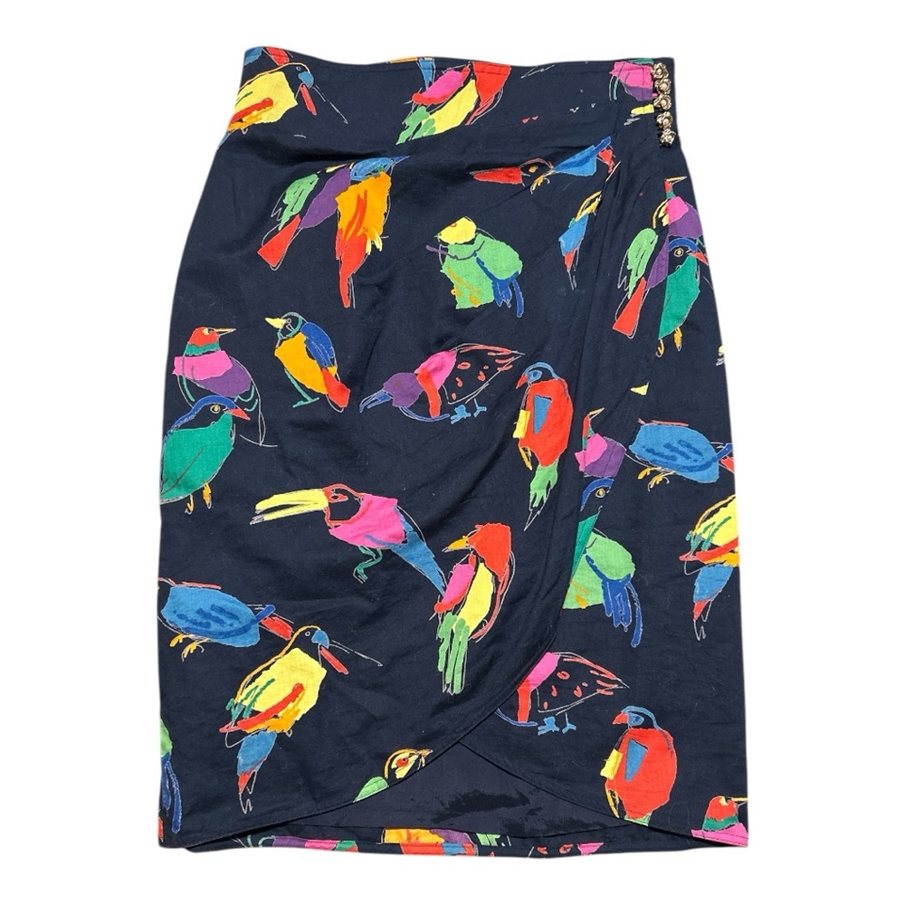 Vintage Ungaro bird skirt size 6/40